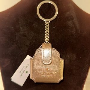 Kate Spade Metallic Saffia Leather AirPods Case